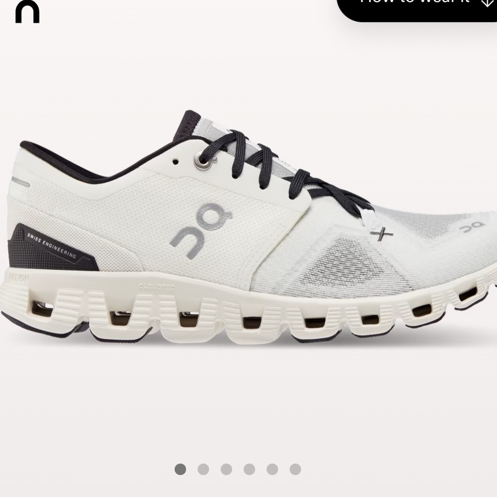 On Cloud X 3 White Tennis Shoes